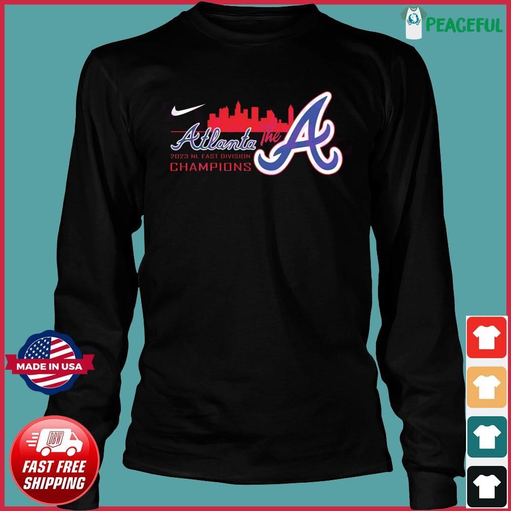 The A Atlanta Braves 2023 NL East Division Champions Shirt, hoodie,  sweater, long sleeve and tank top