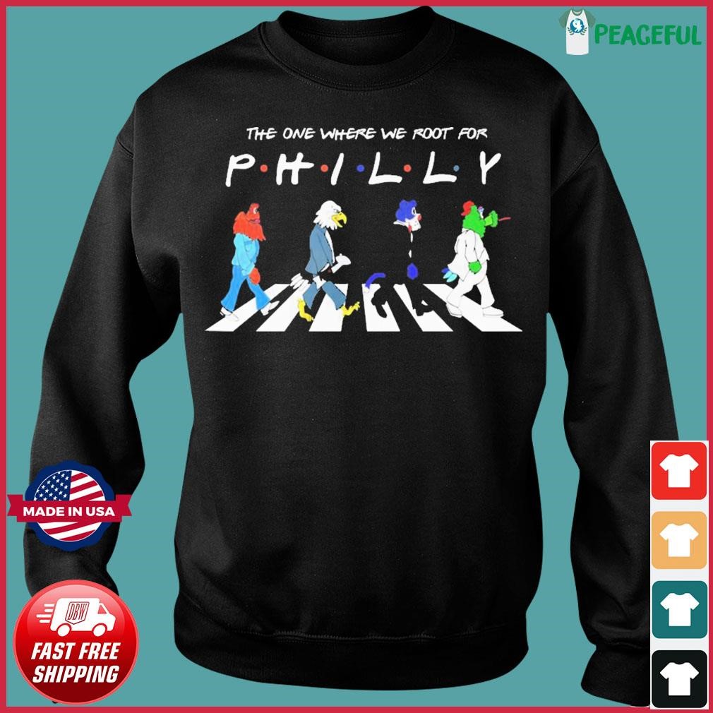 The One Where We Root For Philly Mascot Friends Abbey Road Shirt