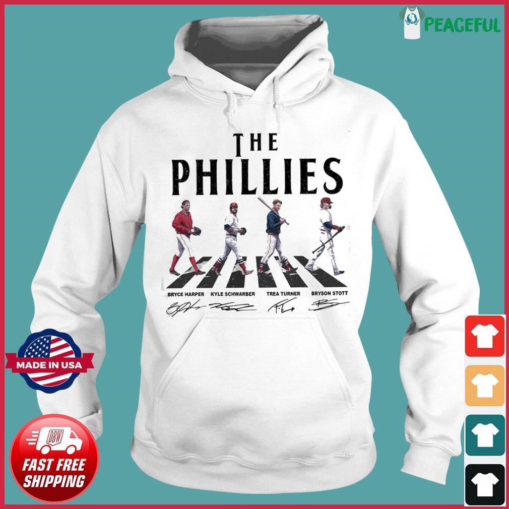 The Philadelphia Phillies Team Abbey Road Signatures Shirt