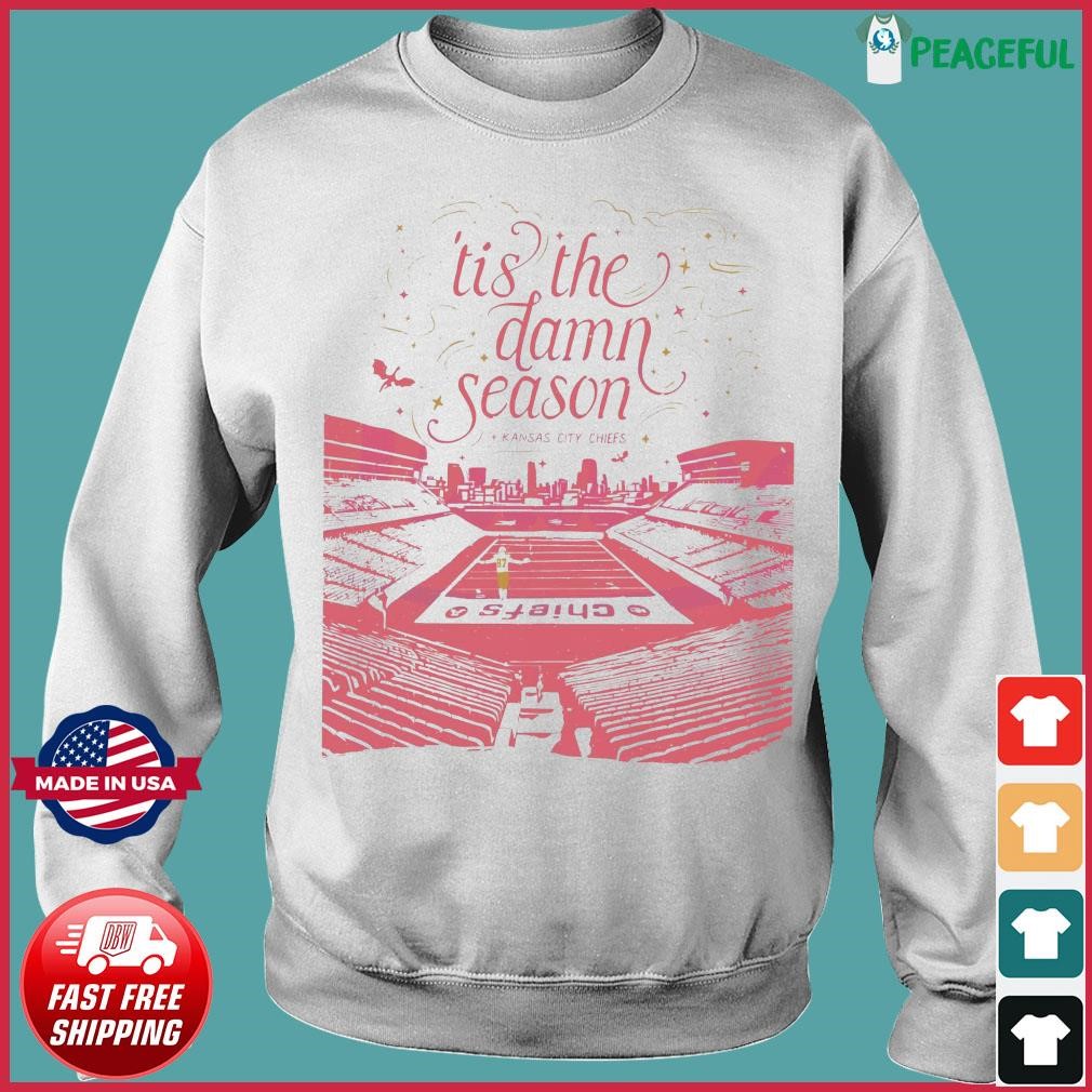 Tis The Damn Season Kansas City Chiefs shirt, hoodie, sweater, long sleeve  and tank top