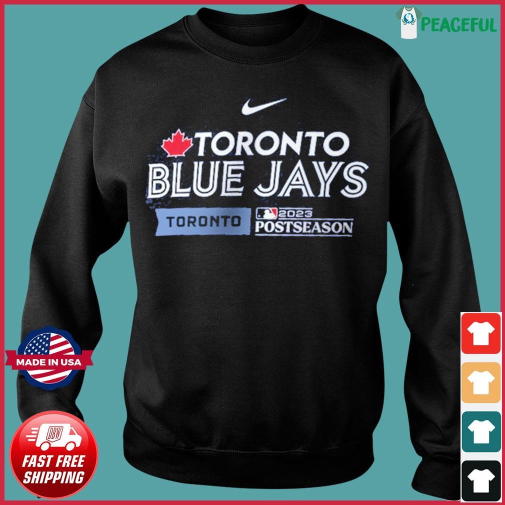 Men's Nike Blue Toronto Jays 2023 Postseason Authentic Collection Dugout T-Shirt