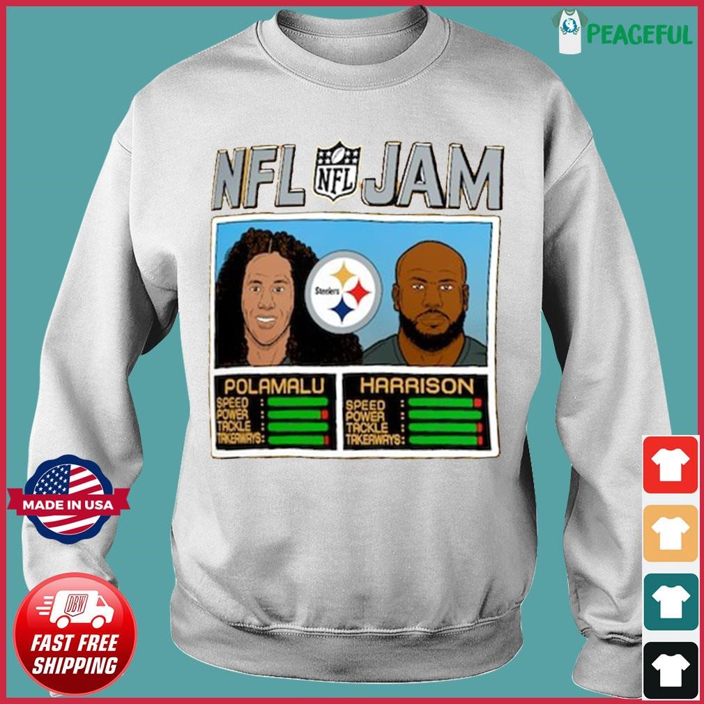 NFL Retired Jam Troy Polamalu and James Harrison Steelers shirt, hoodie,  sweater, long sleeve and tank top