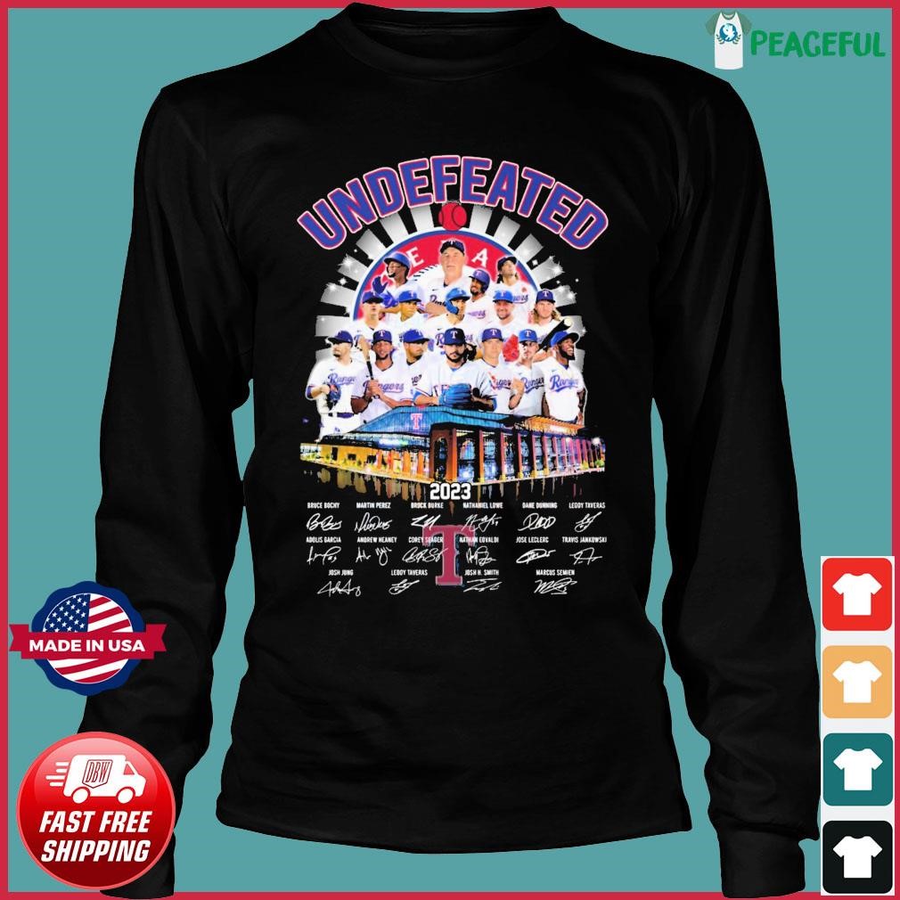 Undefeated Texas Rangers Teams Signatures 2023 ALCS Shirt, hoodie, sweater,  long sleeve and tank top