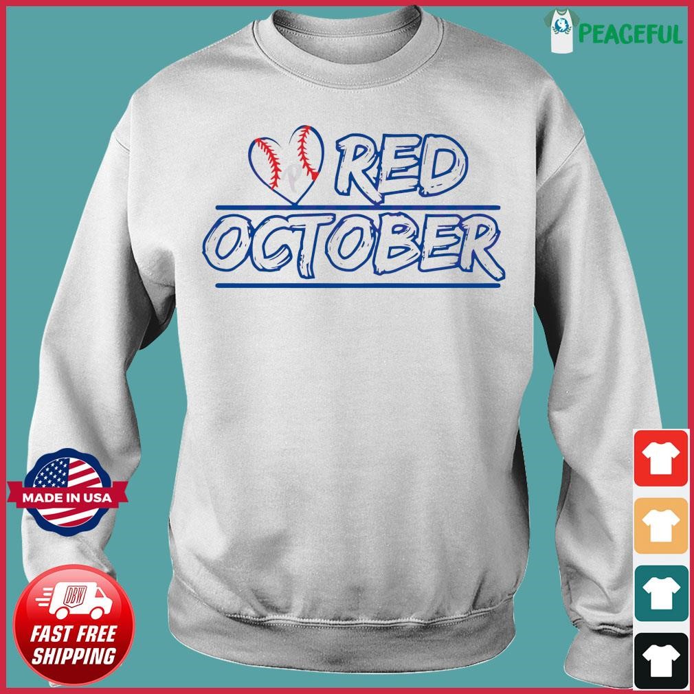 Red October Phillies Baseball Sweatshirt