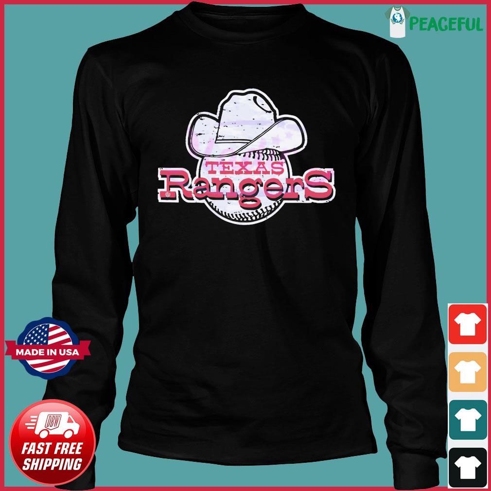 Texas Rangers Vintage Logo Baseball T Shirt