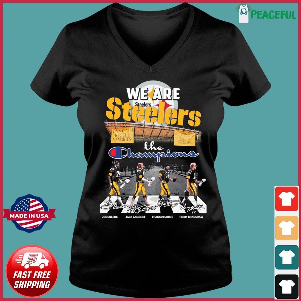 We are Steelers the Champions Abbey Road signatures shirt - Limotees