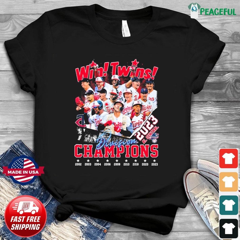 Minnesota Twins Al Central Division Champs 2023 Postseason Shirt, hoodie,  sweater, long sleeve and tank top