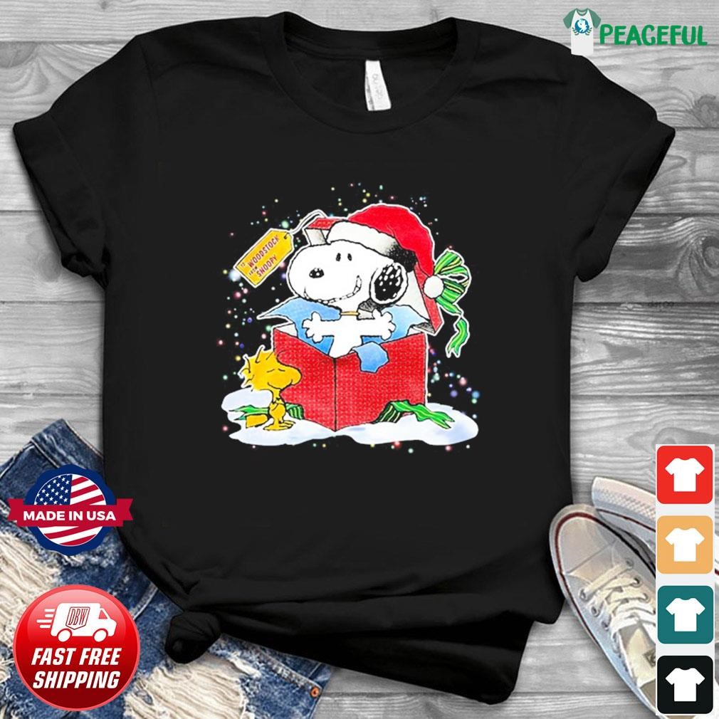 Snoopy And Woodstock Houston Astros Merry Christmas Shirt