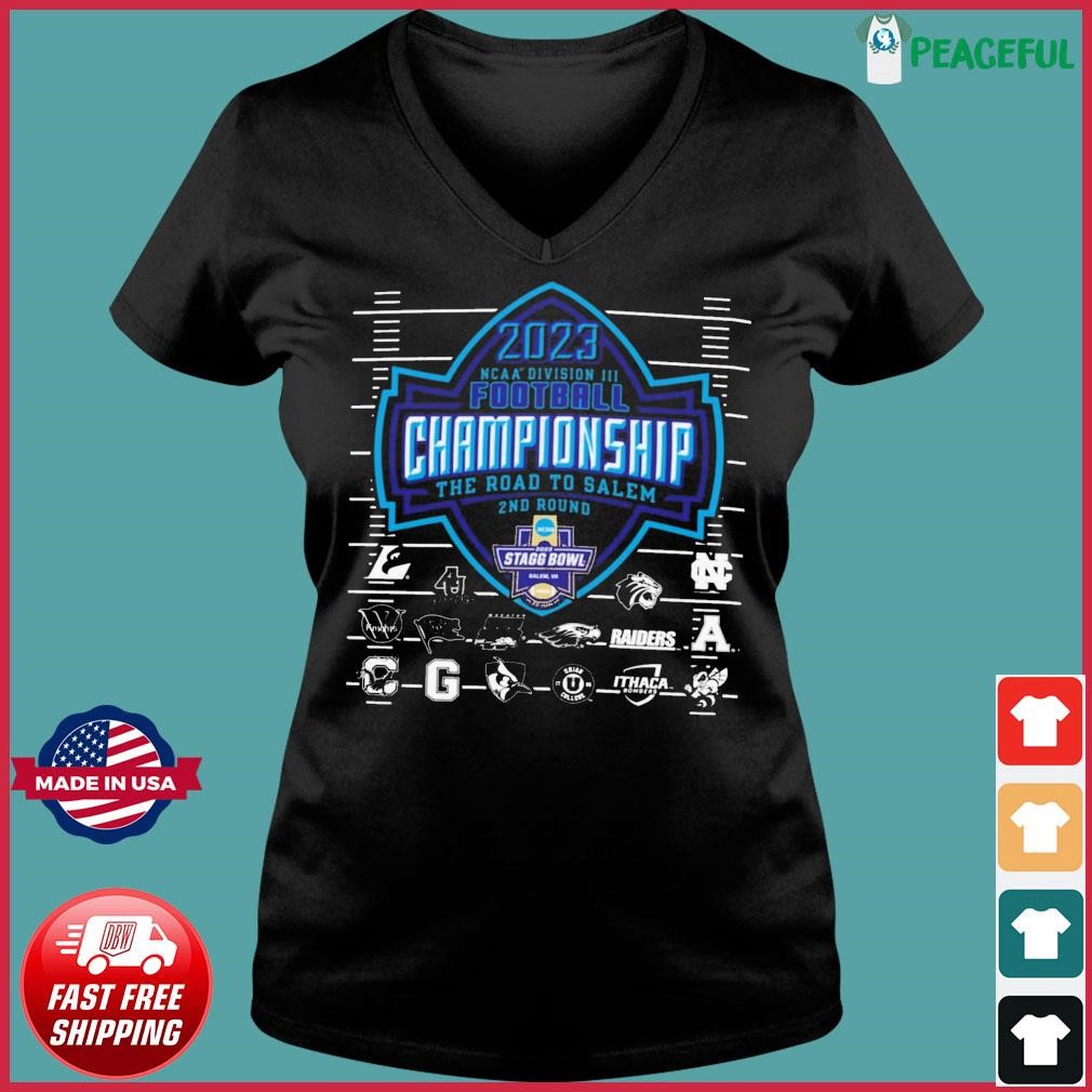 2nd Round NCAA Division III Football Championship 2023 Shirt Ladies V-neck Tee.jpg