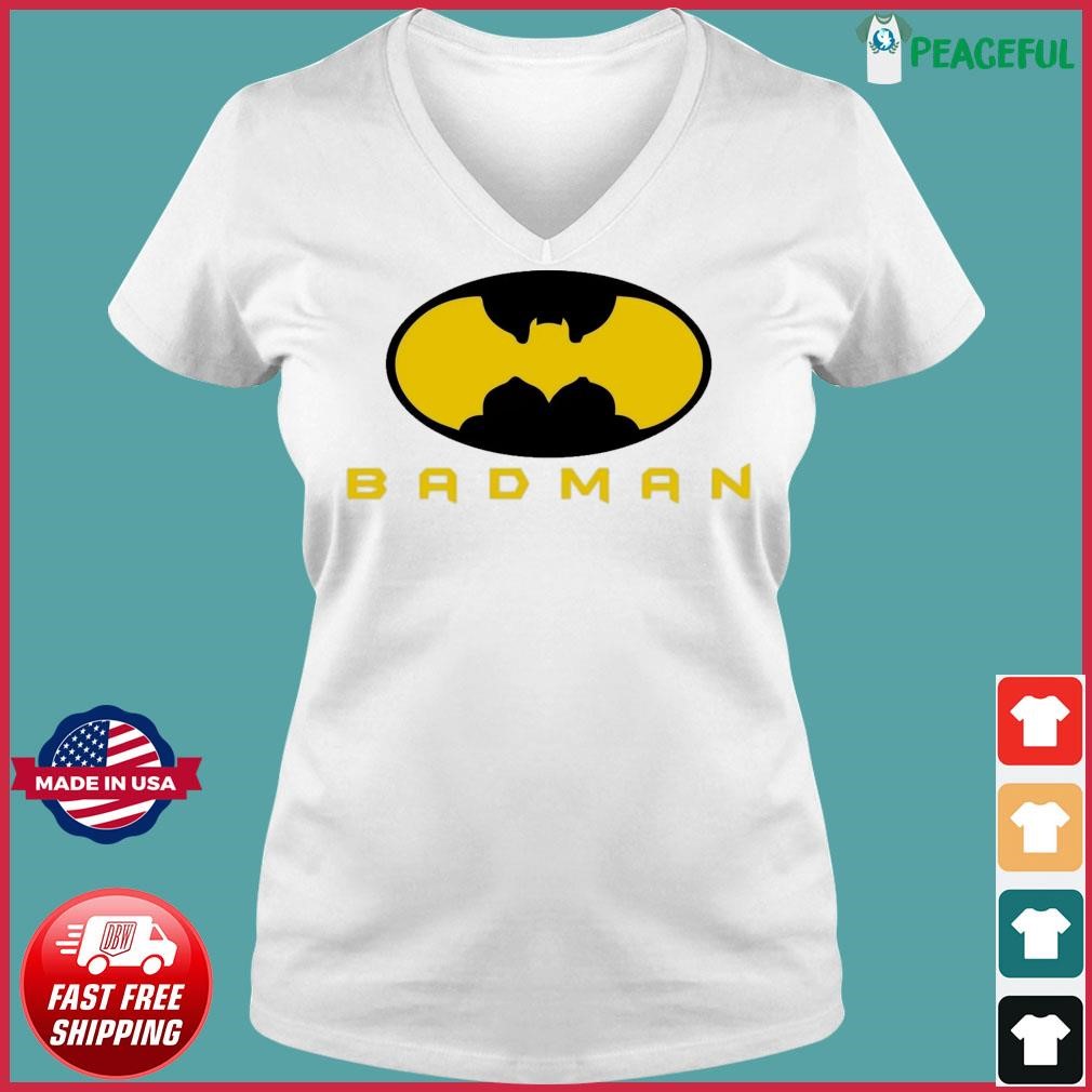 Badman Logo Shirt Ladies V-neck Tee.jpg