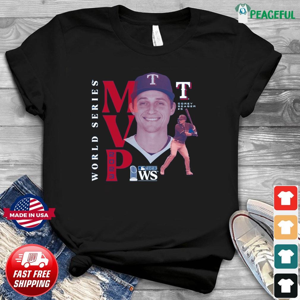 Corey Seager Texas Rangers MVP 2023 World Series Champions Shirt ...