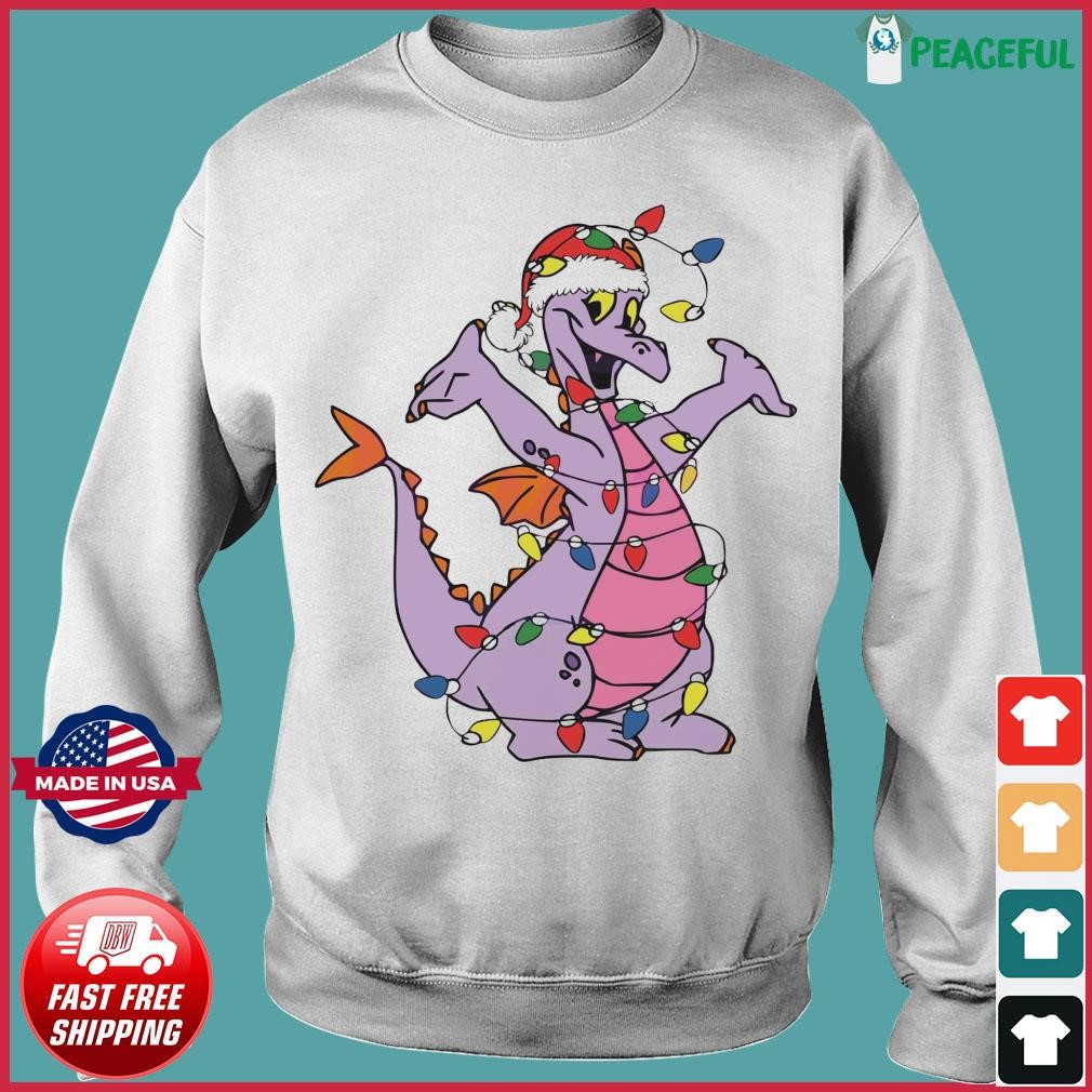 Figment Dragon Santa Hat Light Ornament Custom Name - Teespix - Store  Fashion LLC