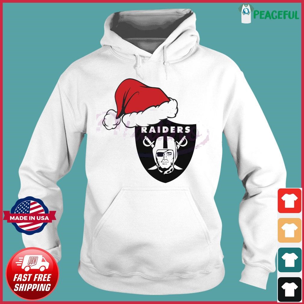 Santa Claus Hat Las Vegas Raiders shirt, hoodie, sweater, long sleeve and  tank top