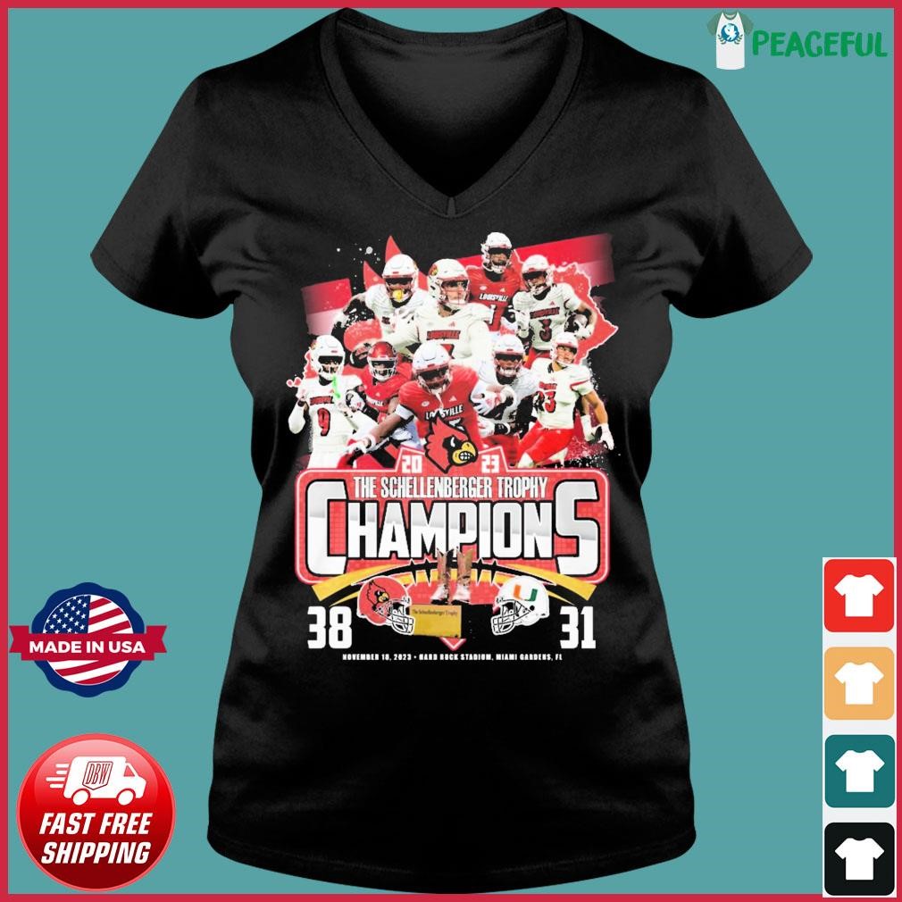 Louisville Cardinal 2023 The Schellenberger Trophy Champions Score Shirt Ladies V-neck Tee.jpg