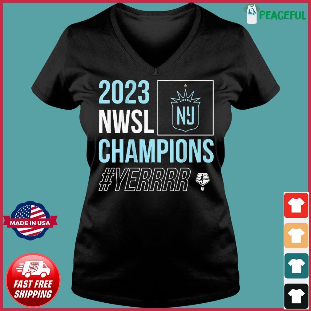 NJ NY Gotham Fc 2023 NWSL Champions #Yerrrr Shirt Ladies V-neck Tee.jpg