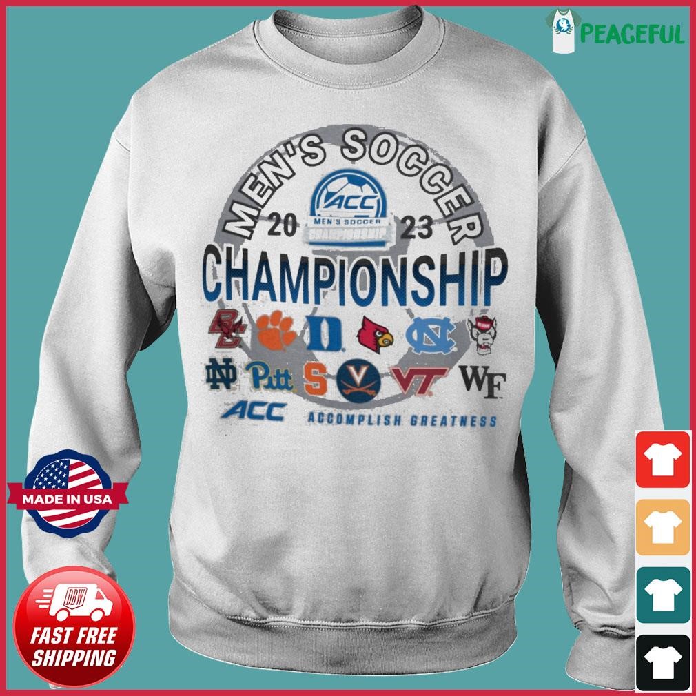 Official 2023 ACC Men's Soccer Championship shirt, hoodie, sweater