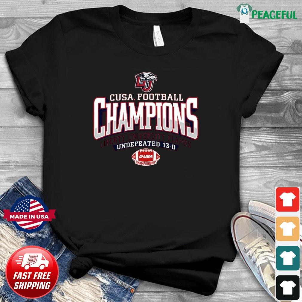 2023 C-USA Football Conference Champions Liberty Flames Youth Shirt ...