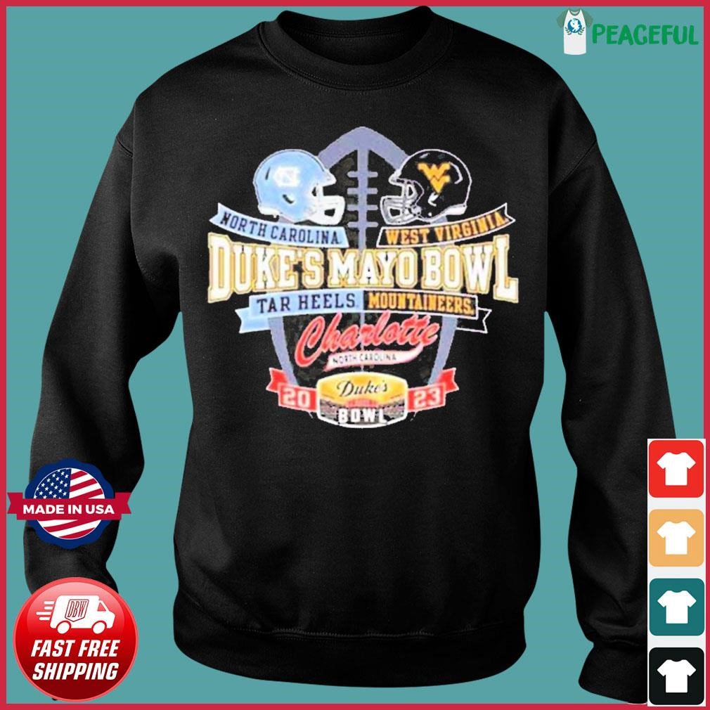 2023 Dukes Mayo Bowl Game North Carolina Vs West Virginia Duel Helmets ...