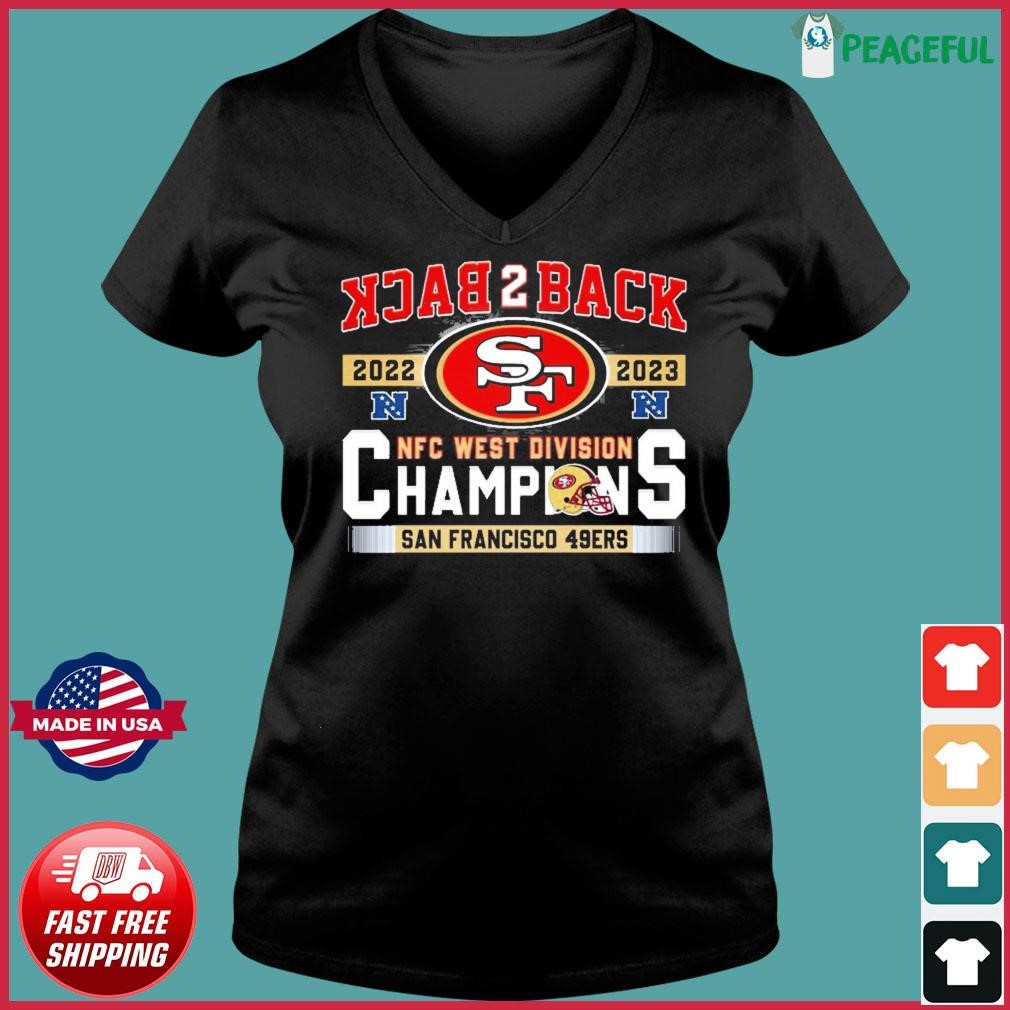 2023 NFC West Division Champions Back 2 Back San Francisco 49ers Logo ...