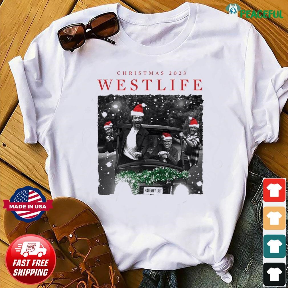 Christmas 2023 Westlife Band shirt, hoodie, sweater, long sleeve and ...