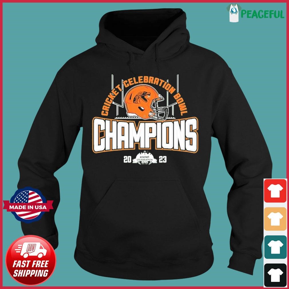 FAMU Rattlers Cricket Celebration Bowl Champions 2023 Helmet Shirt ...