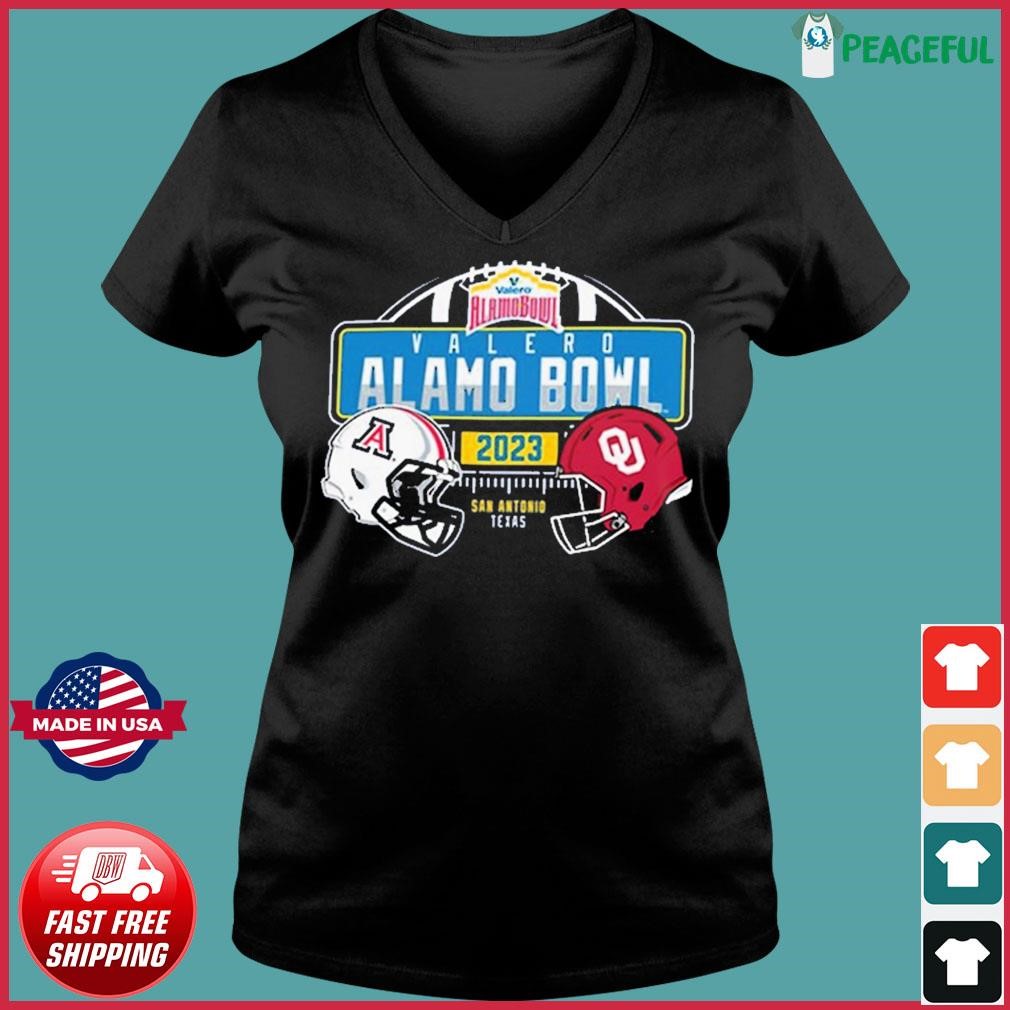 Football Bowl Bound Game 2023 Arizona Wildcats Vs Oklahoma Sooners Shirt Ladies V-neck Tee.jpg