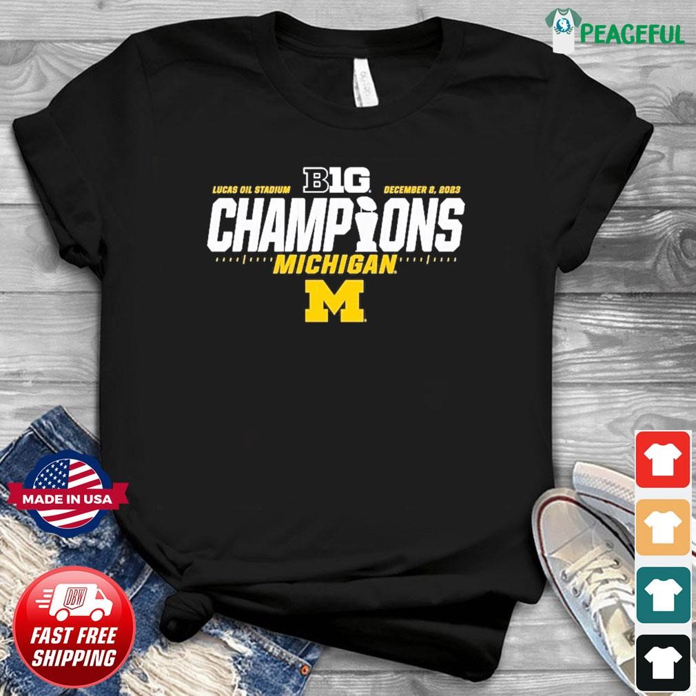 Michigan Wolverines 2023 Big Ten Football Conference Champions Locker ...