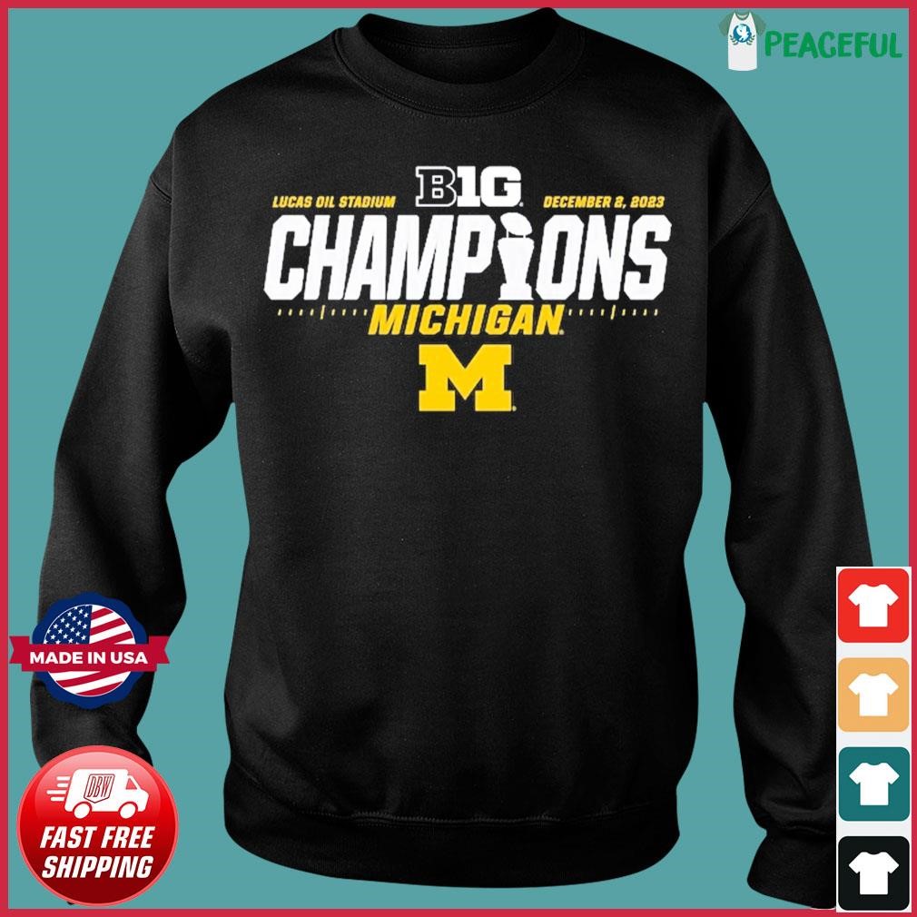 Michigan Wolverines 2023 Big Ten Football Conference Champions Locker ...