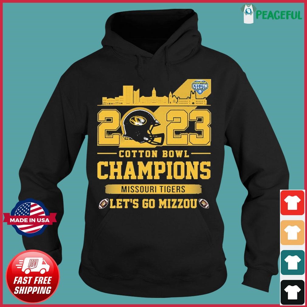 Missouri Tigers 2023 Cotton Bowl Champions Let's Go Mizzou Shirt ...