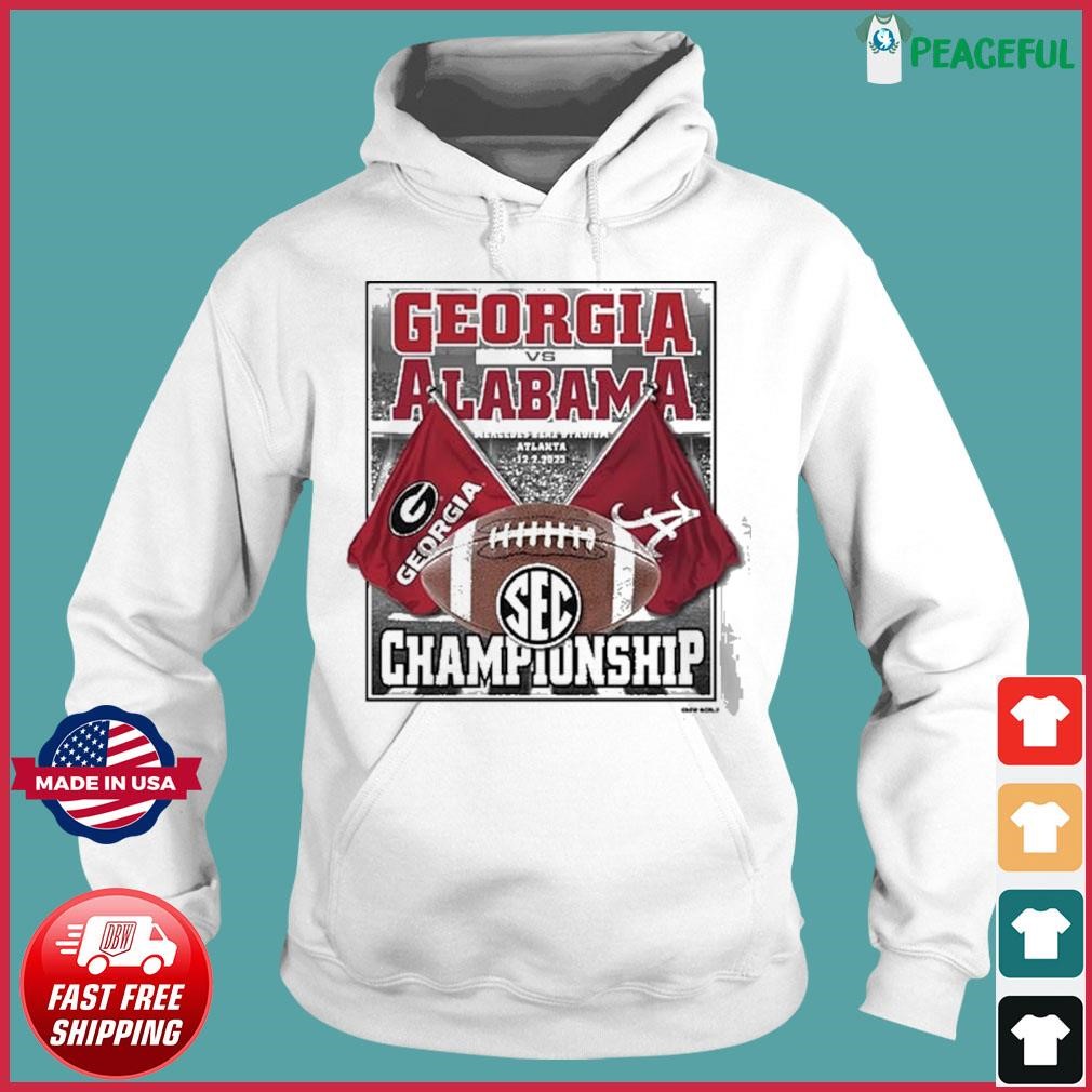 Official Alabama Vs Georgia 2023 Sec Football Championship Shirt 