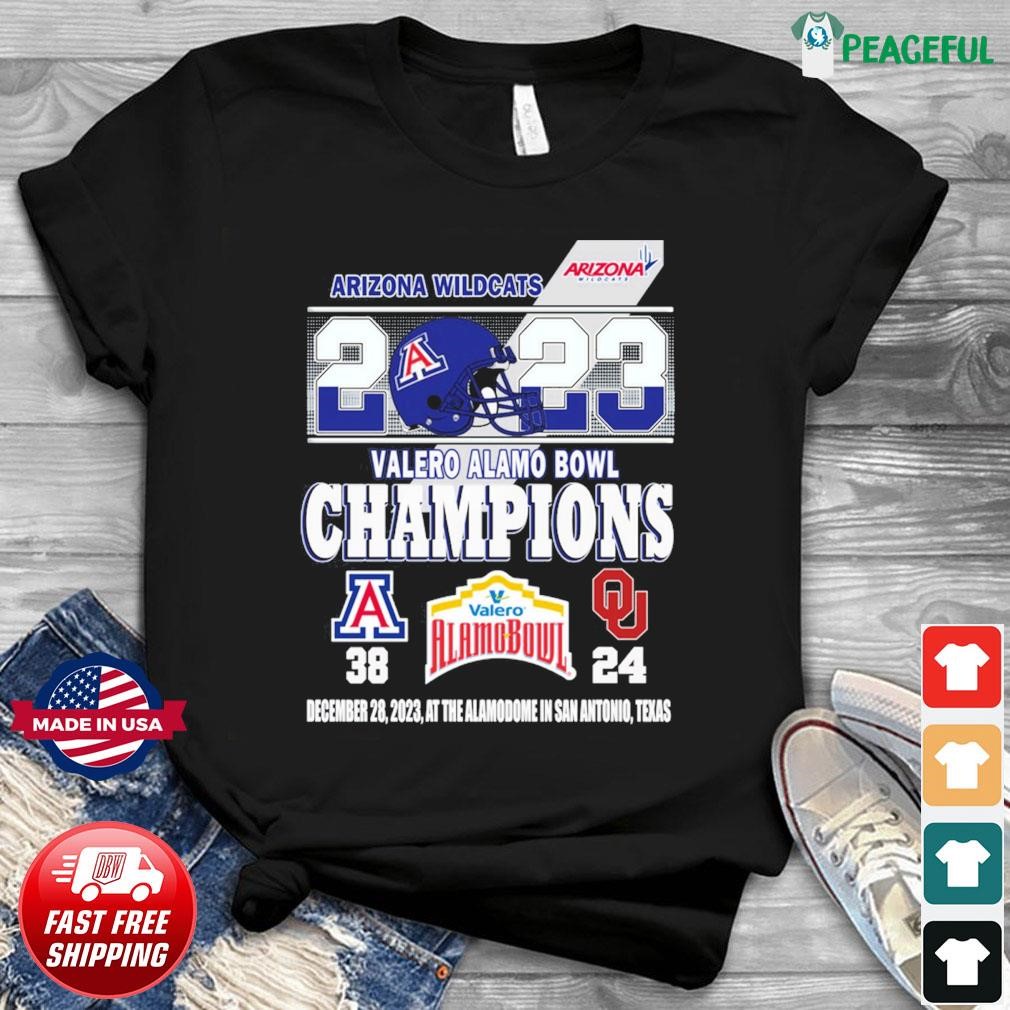 Official Arizona Wildcats 2023 Valero Alamo Bowl Champions December ...