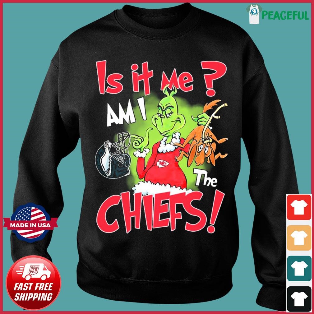 Official Grinch Is It's Me I Am The Kansas City Chiefs Shirt, hoodie ...