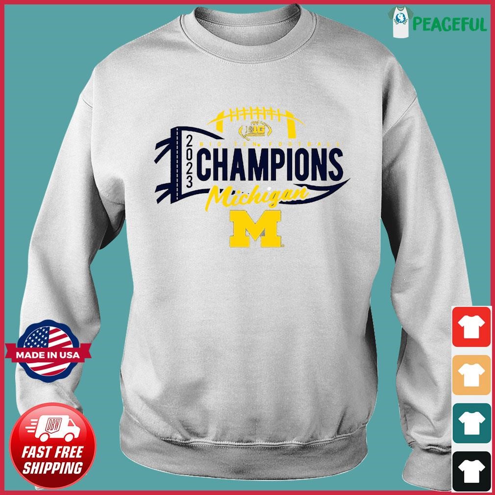 Official Michigan Wolverines 2023 Big Ten Football Conference Champions ...