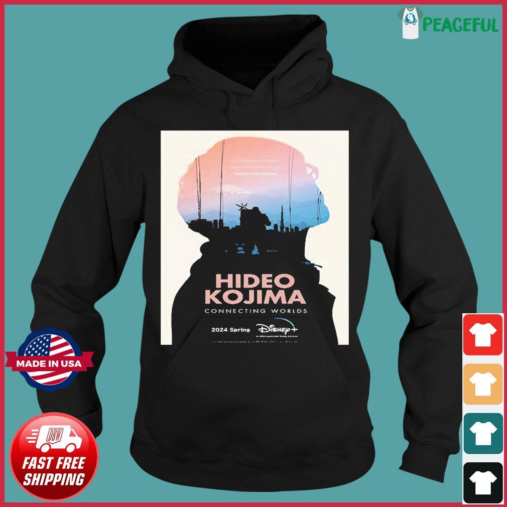 Official Poster For Hideo Kojima Connecting Worlds Spring 2024 Shirt Hoodie.jpg