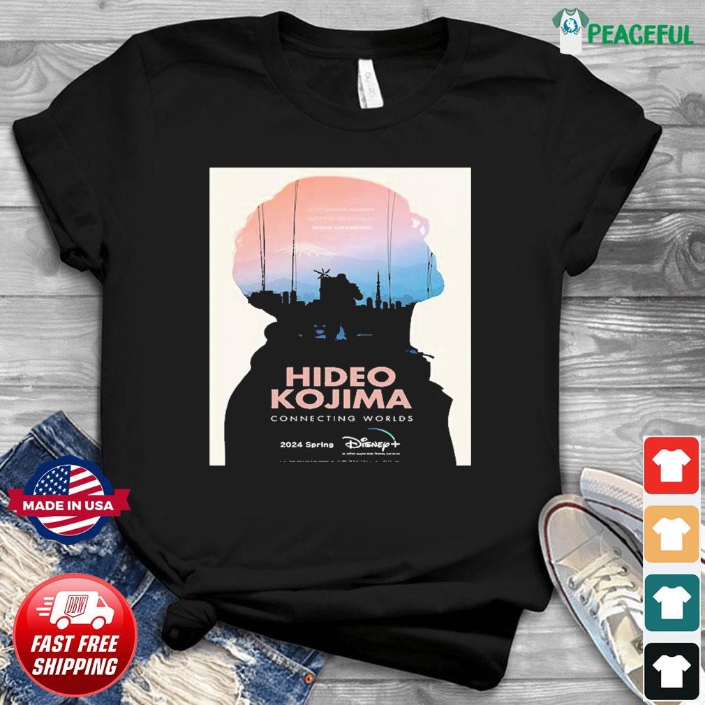 Official Poster For Hideo Kojima Connecting Worlds Spring 2024 Home Decor  Poster Shirt, hoodie, sweater, long sleeve and tank top