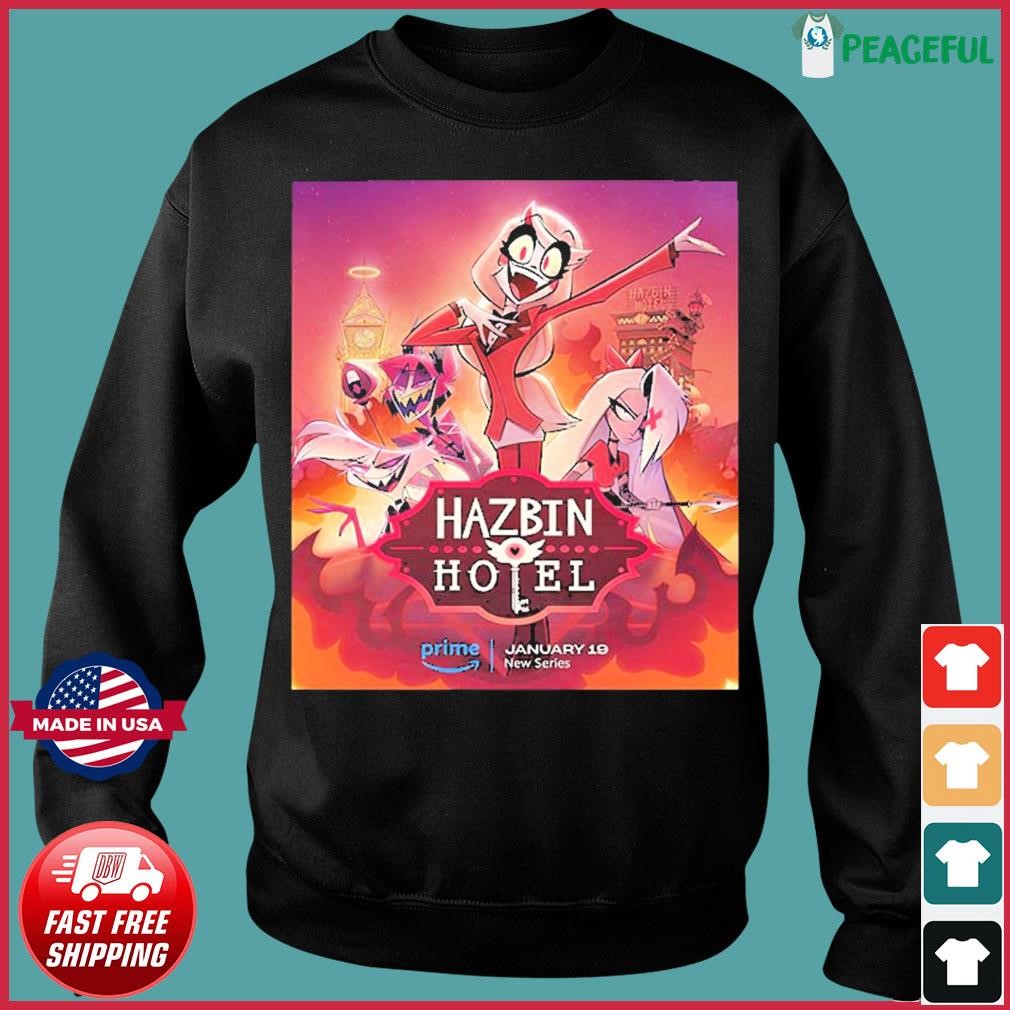 Official Poster Hazbin Hotel Releasing January 19 on Prime Video Ornament  Custom Name - Teespix - Store Fashion LLC