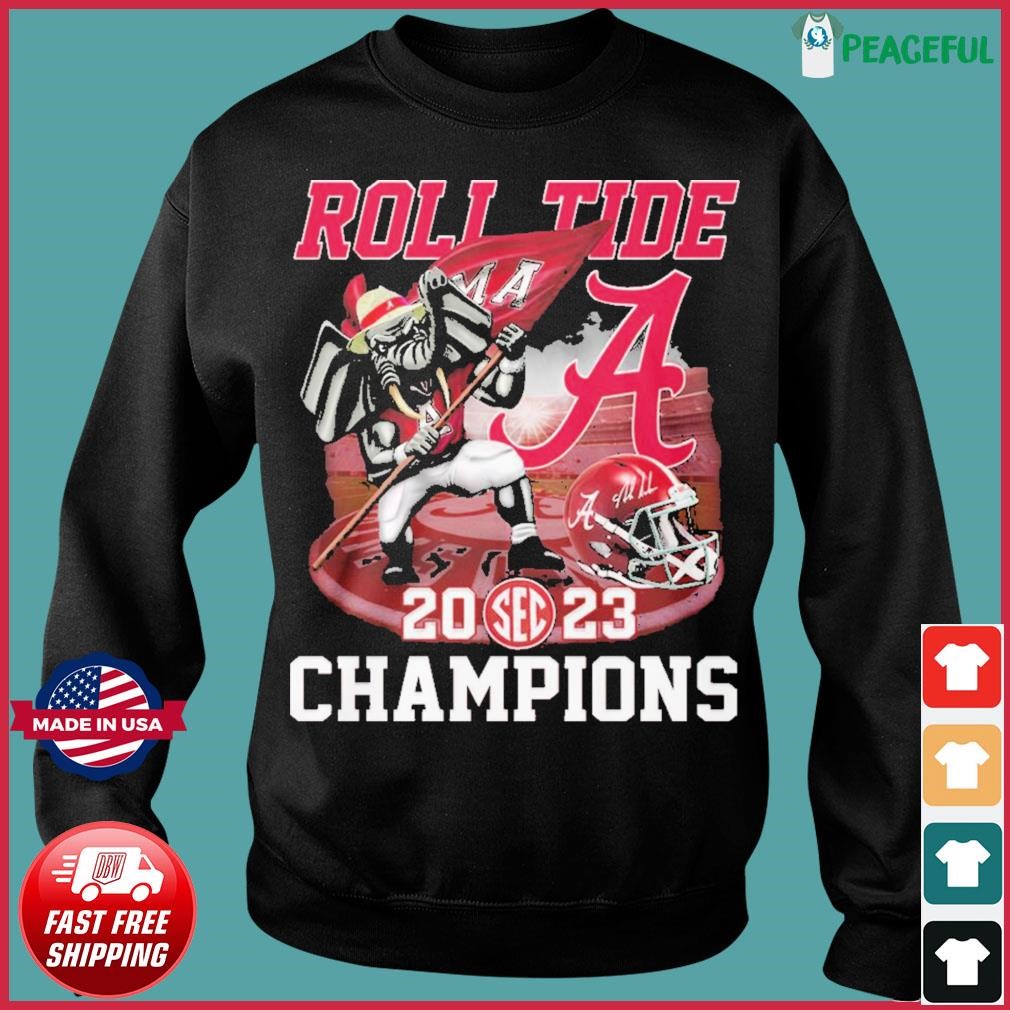 Official Roll Tide 2023 SEC Football Champions Alabama Crimson Tide ...