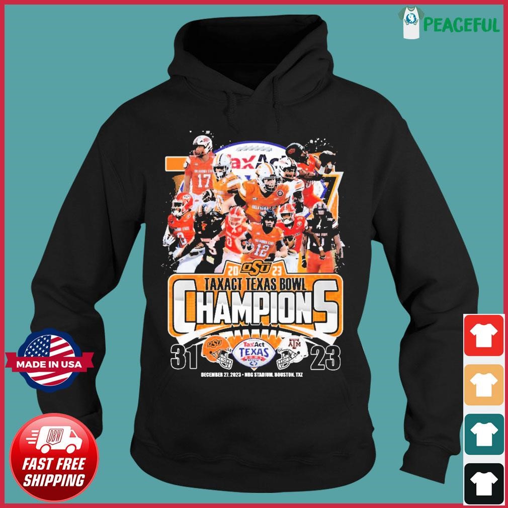 Oklahoma State Cowboys Team 2023 Taxact Texas Bowl Champions Shirt Hoodie.jpg