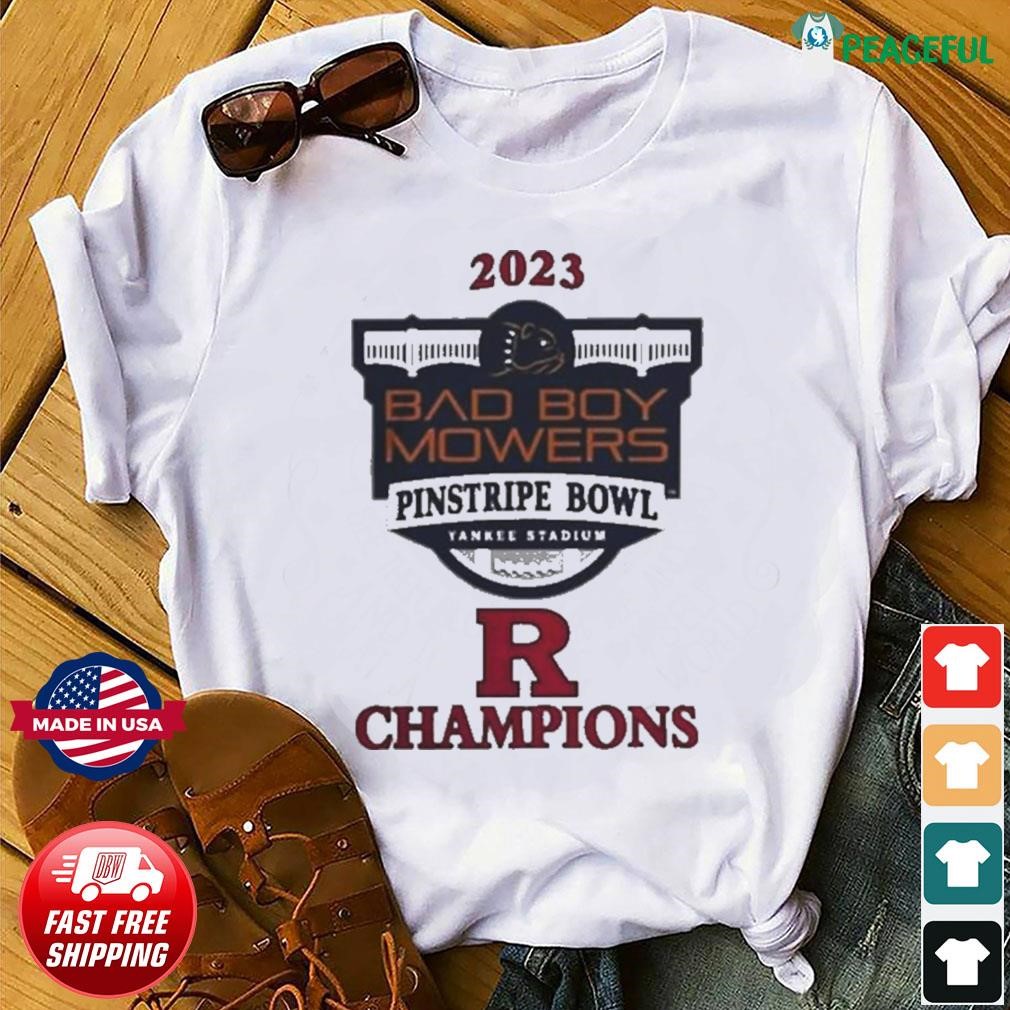 Rutgers Scarlet Knights 2023 Pinstripe Bowl Champions Shirt