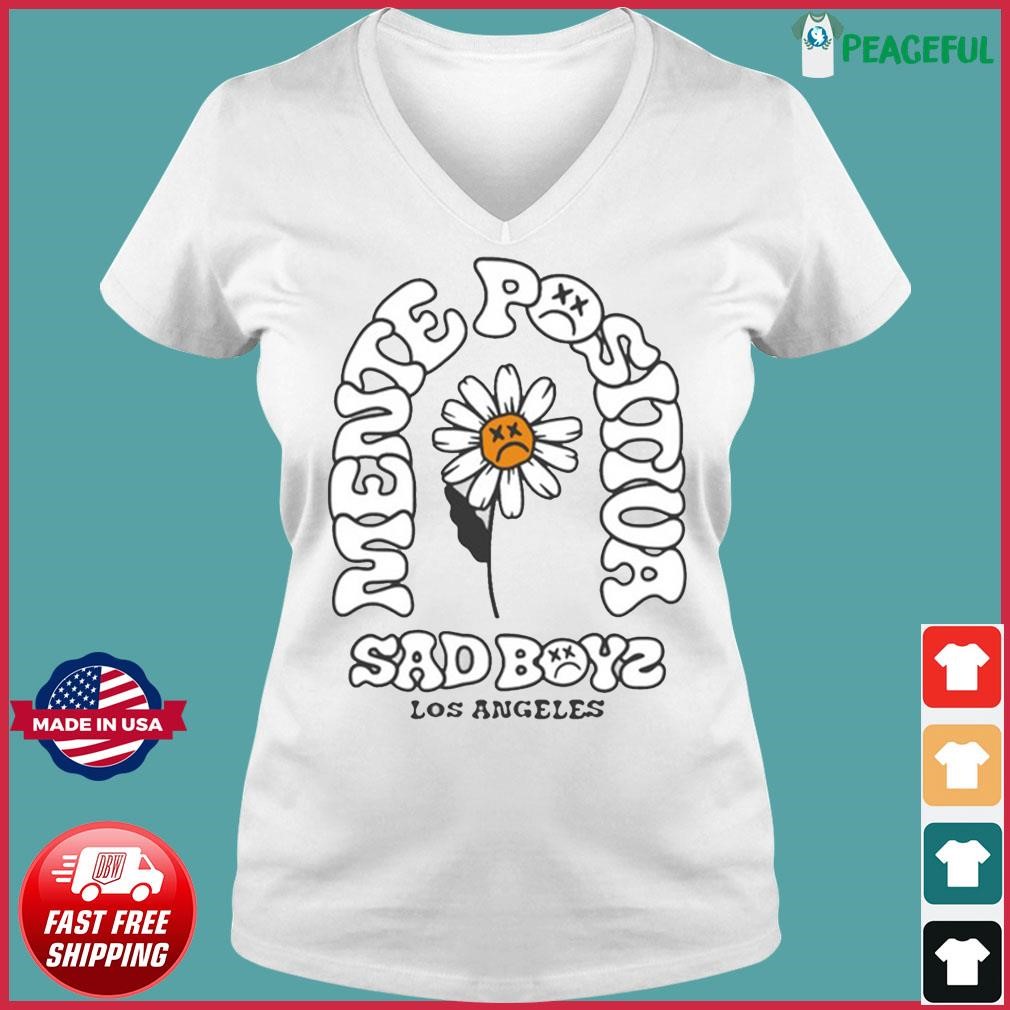 Sad Boyz Mente Positiva Los Angeles Shirt Ladies V-neck Tee.jpg