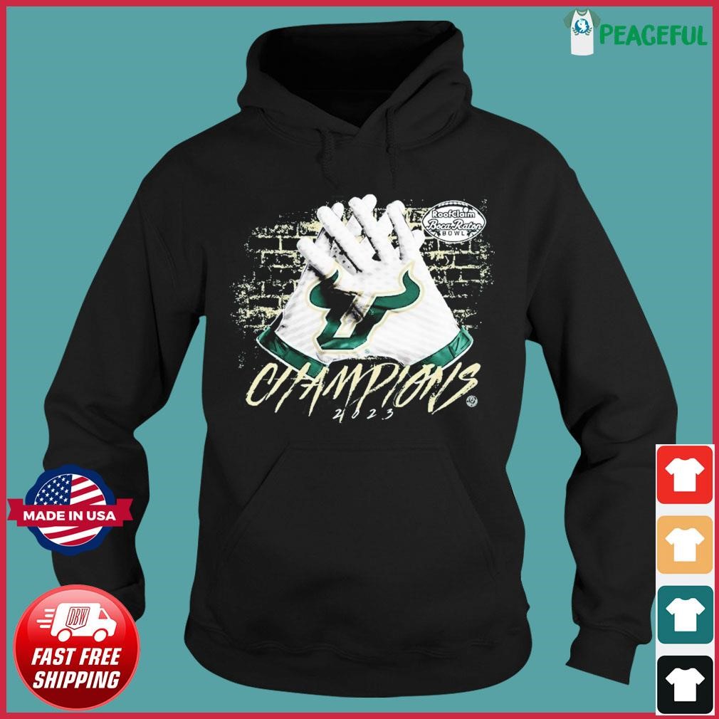 University of South Florida Football 2023 Boca Raton Bowl Champions shirt Hoodie.jpg