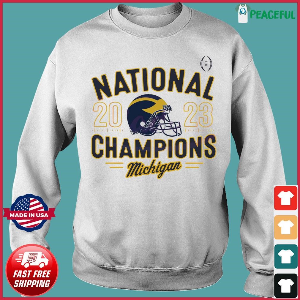 2024 National Champions Michigan Helmet Shirt, hoodie, sweater, long ...