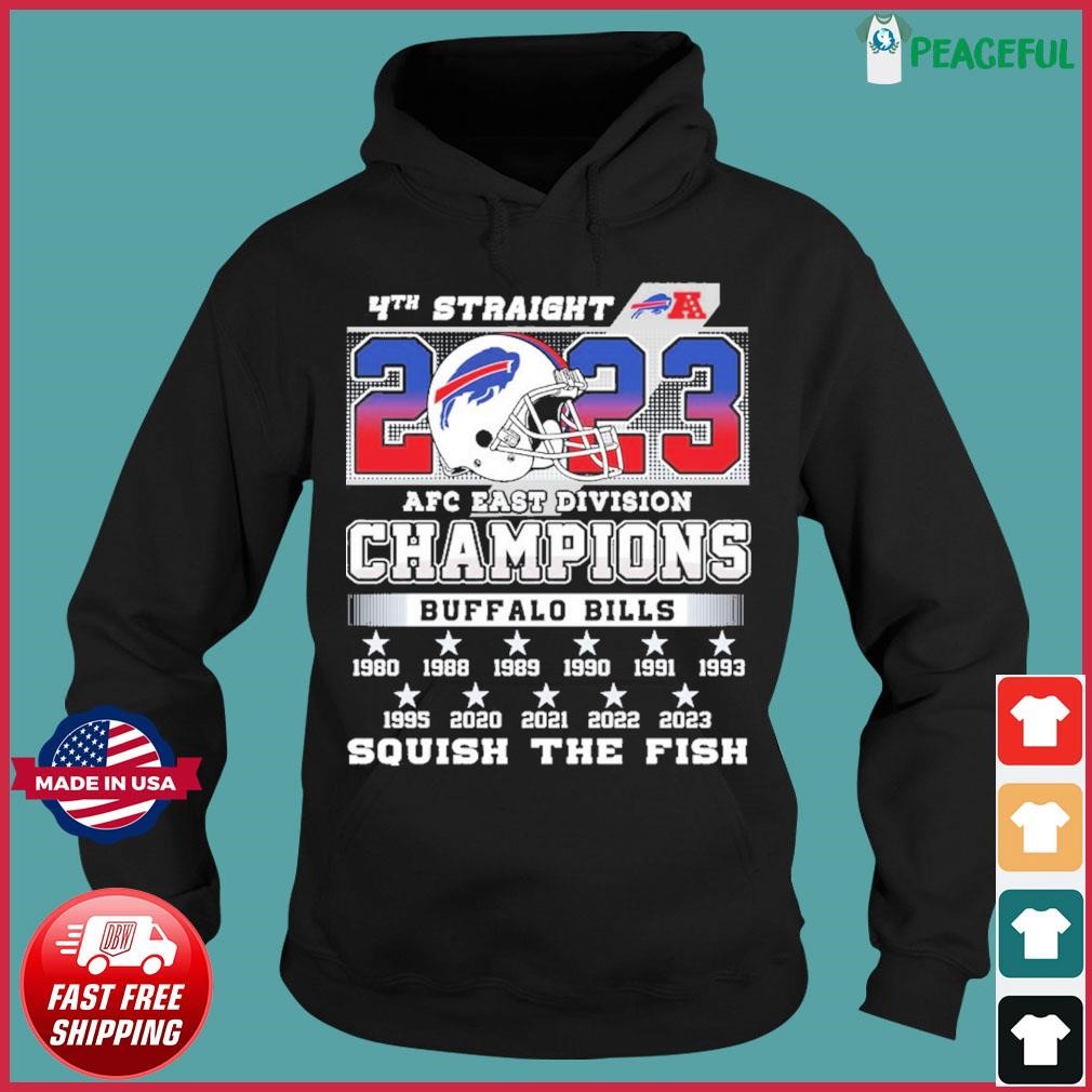 4th Straight Buffalo Bills 2023 AFC East Division Champions Squish The ...