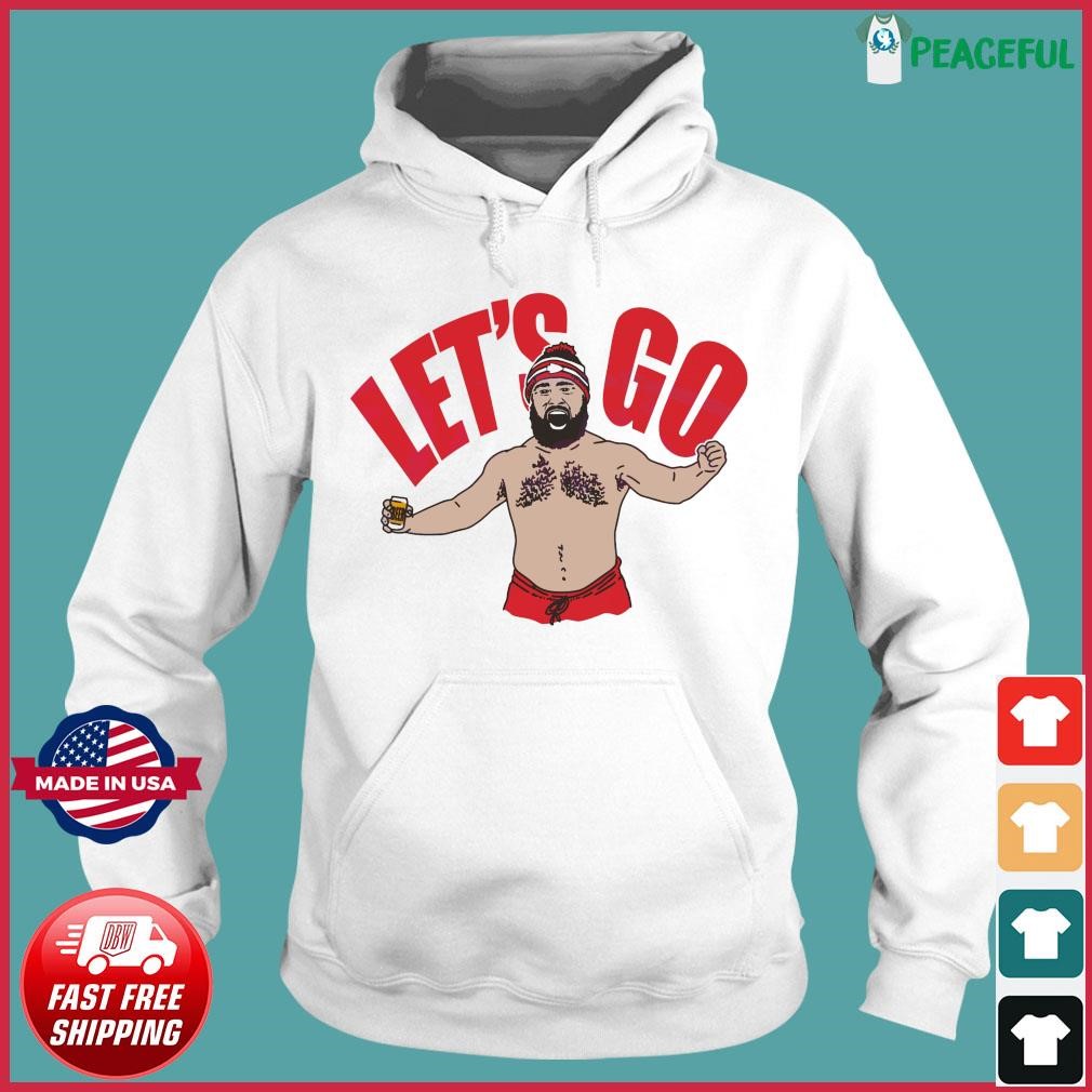 Jason Kelce Lets Go Kansas City Chiefs Shirt, hoodie, sweater, long ...