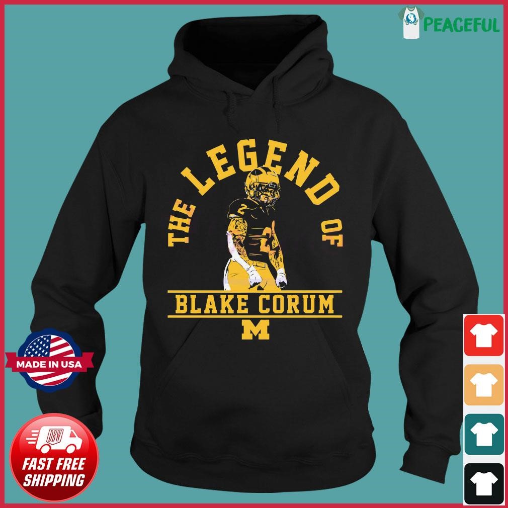 Michigan Football The Legend Of Blake Corum Shirt Hoodie.jpg