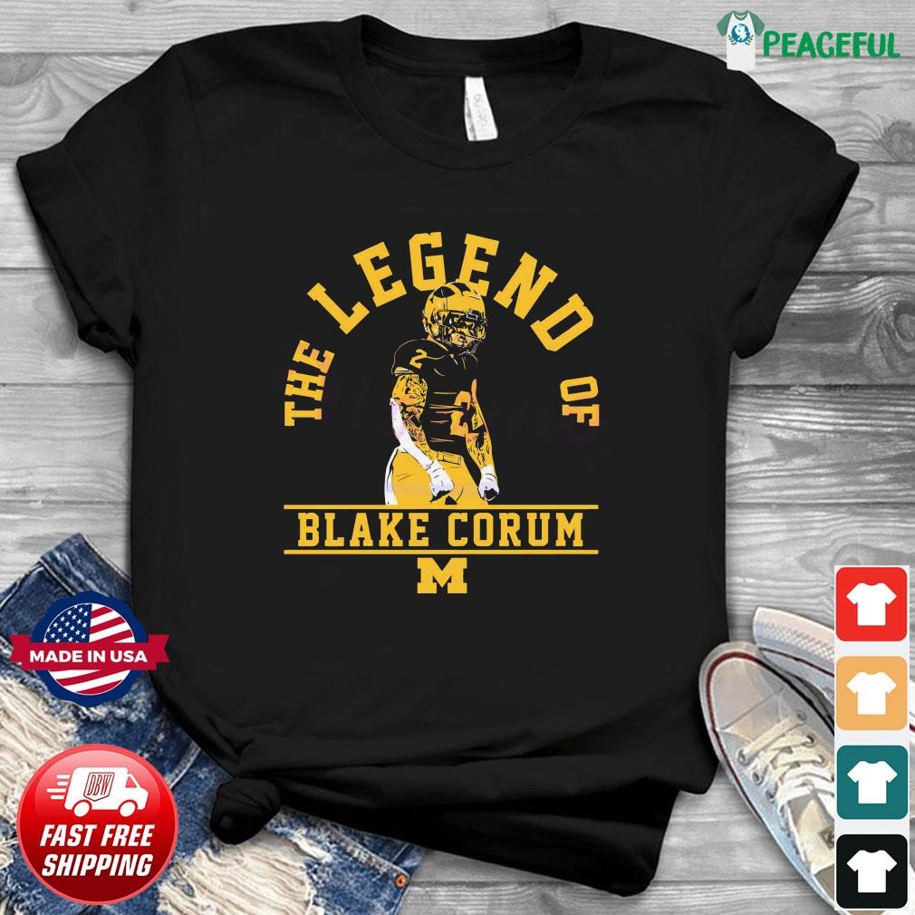 Michigan Football The Legend Of Blake Corum Shirt