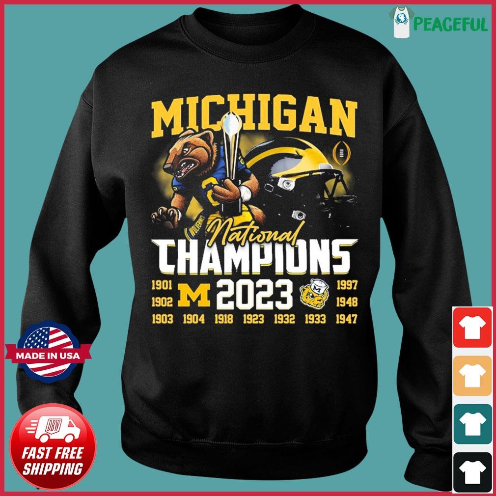 Michigan Wolverines 12-Time Champions CFP National Championship Shirt ...