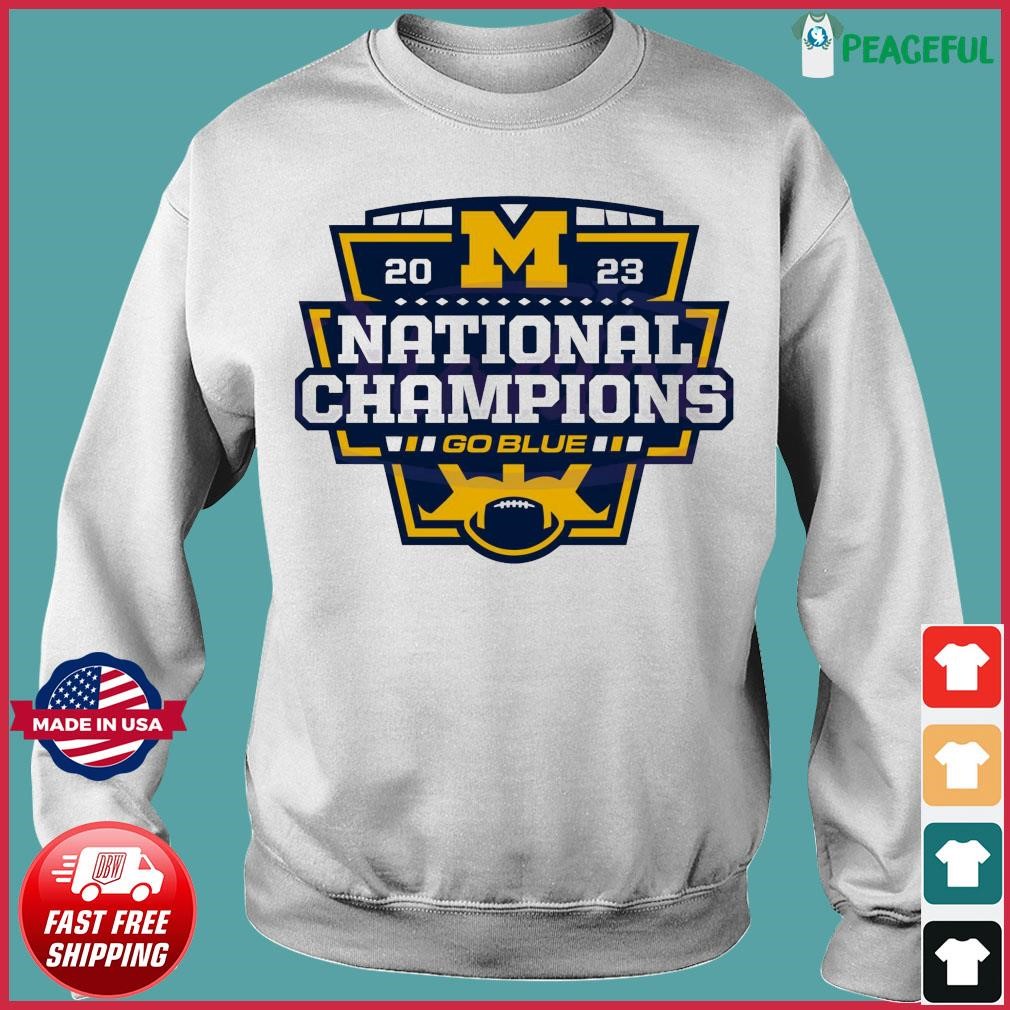 Michigan Wolverines 2023 National Champions Go Blue Shirt, hoodie ...