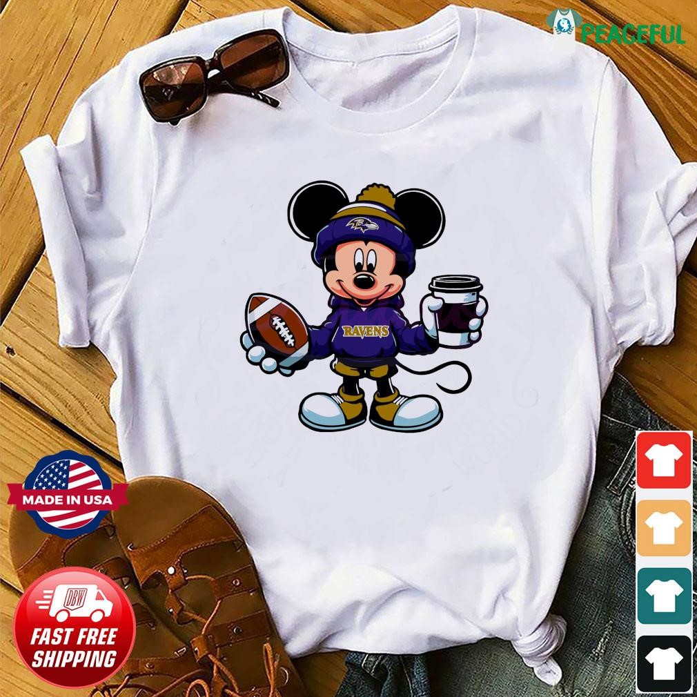 Mickey Mouse Baltimore Ravens Coffee Cup Football Shirt, hoodie ...