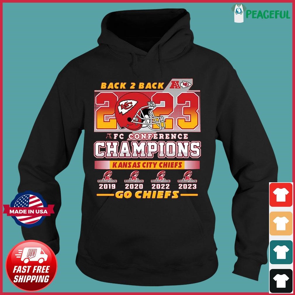 Official Back 2 Back AFC Conference Champions Kansas City Chiefs Go Chiefs Shirt Hoodie.jpg